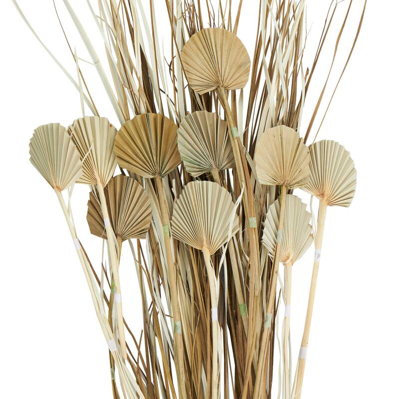 Brown Dried Plant Palm Leaf Home Decor Natural Foliage with Grass