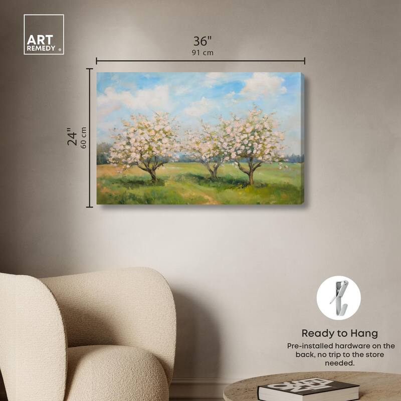 Season of Blossoms Canvas by Art Remedy, Gallery Wrapped