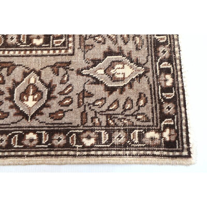 ECARPETGALLERY Hand-knotted Antalya Vintage Cream Wool Rug - 6'7 x 9'7