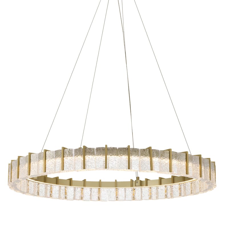 Minka Lavery 2416-L Sevryn 36" Wide LED Pendant - Soft Brass