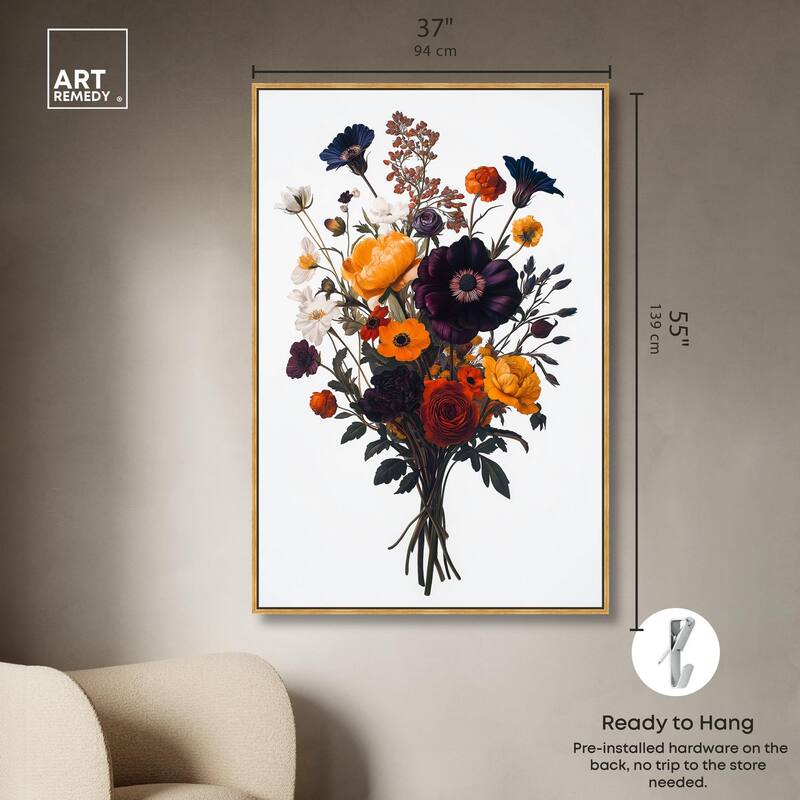 Regal Rose Riot II Canvas by Art Remedy