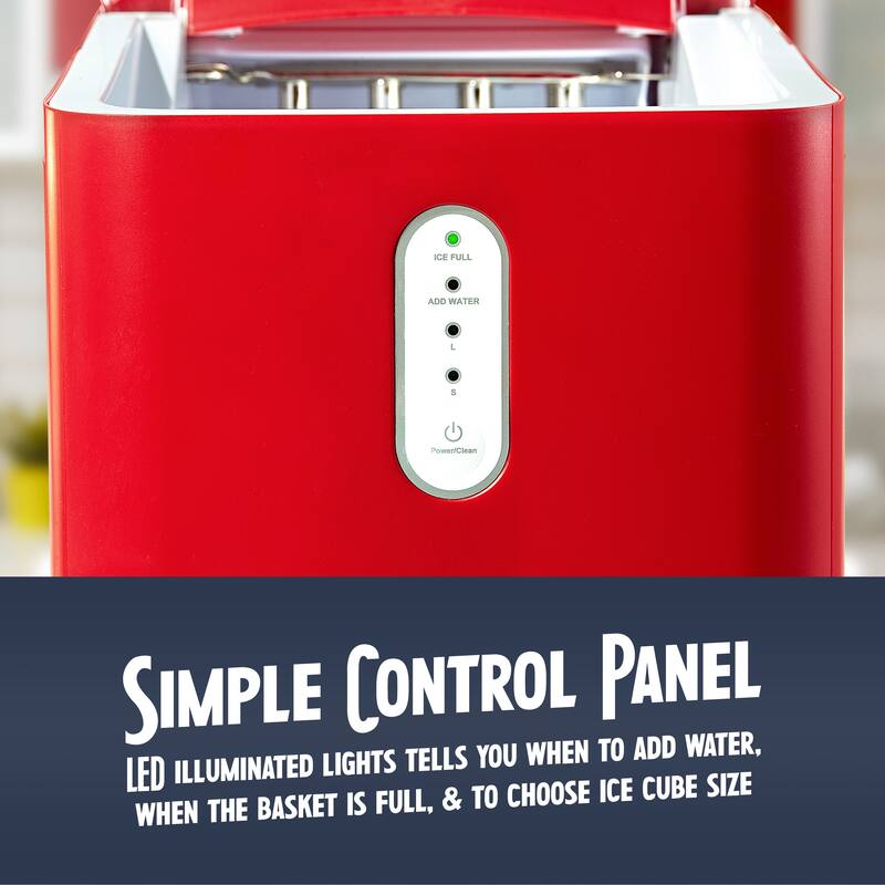 Coca-Cola Self Cleaning 26-Pound Automatic Ice Maker