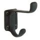 preview thumbnail 12 of 11, Baldwin Estate Double Robe Hook Satin Black
