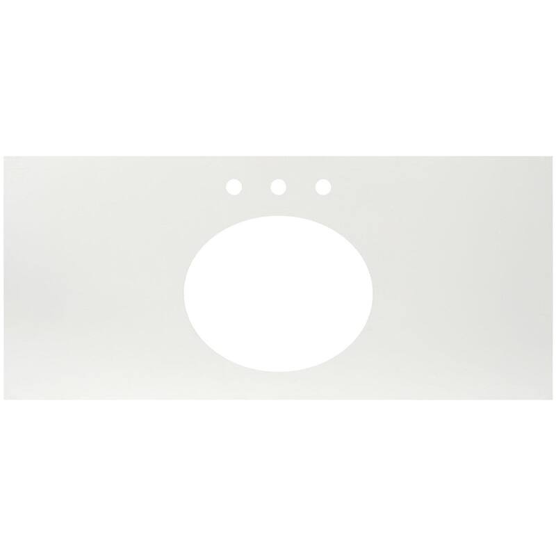 Native Trails VT48-O1714-NS-3 NativeStone 48" Stone Composite Vanity - Pearl