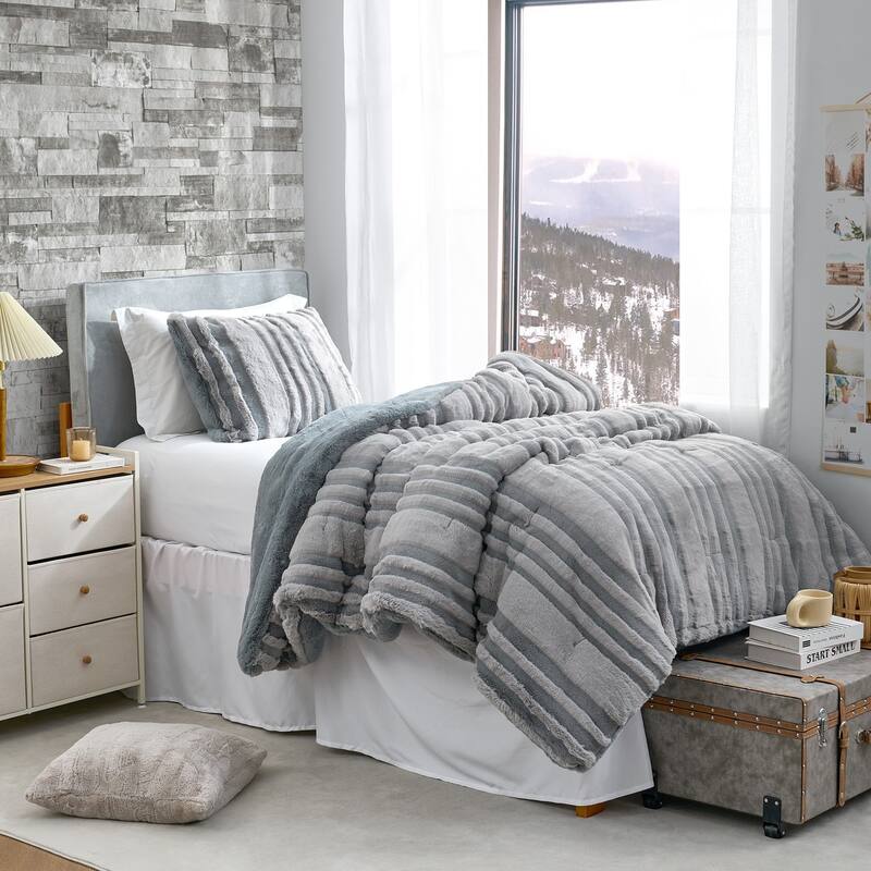 Chunkiest Chunky Bunny® Freezin Waters - Coma Inducer® Comforter Set - Twin XL - Lush Gray