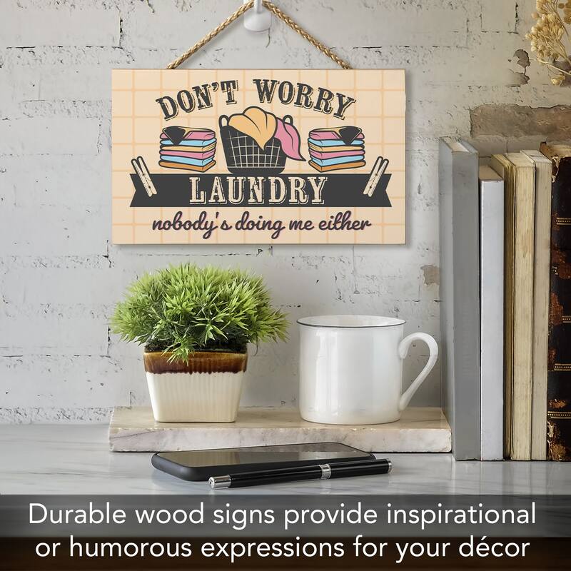 Doing Me Hanging Wood Sign 9.5" x 5.75" Made in the USA - Multi