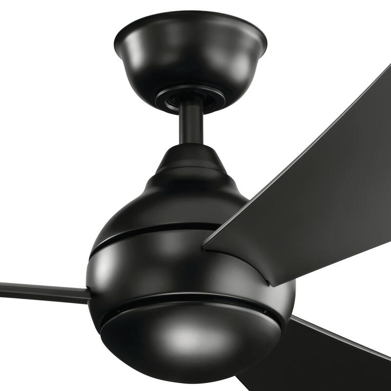 Kichler Lighting Sola 44-inch LED Ceiling Fan Satin Black