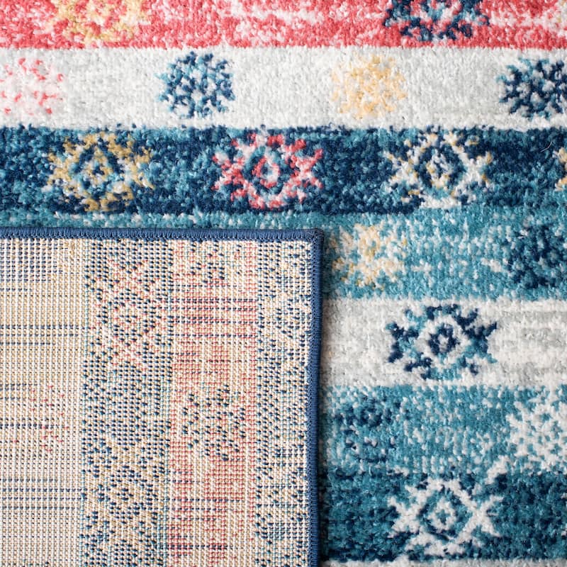 SAFAVIEH Madison Penny Boho Stripe Rug