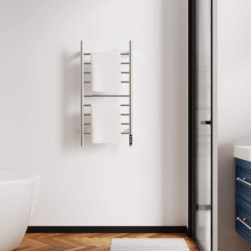 Wall Mounted Heated Towel Rack for Bathroom