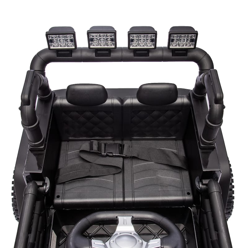 24V Kids Ride On Car W/Parents Remote ControlAdjustable speedLarge display screen,Safety Belt for Kids Aged 3+