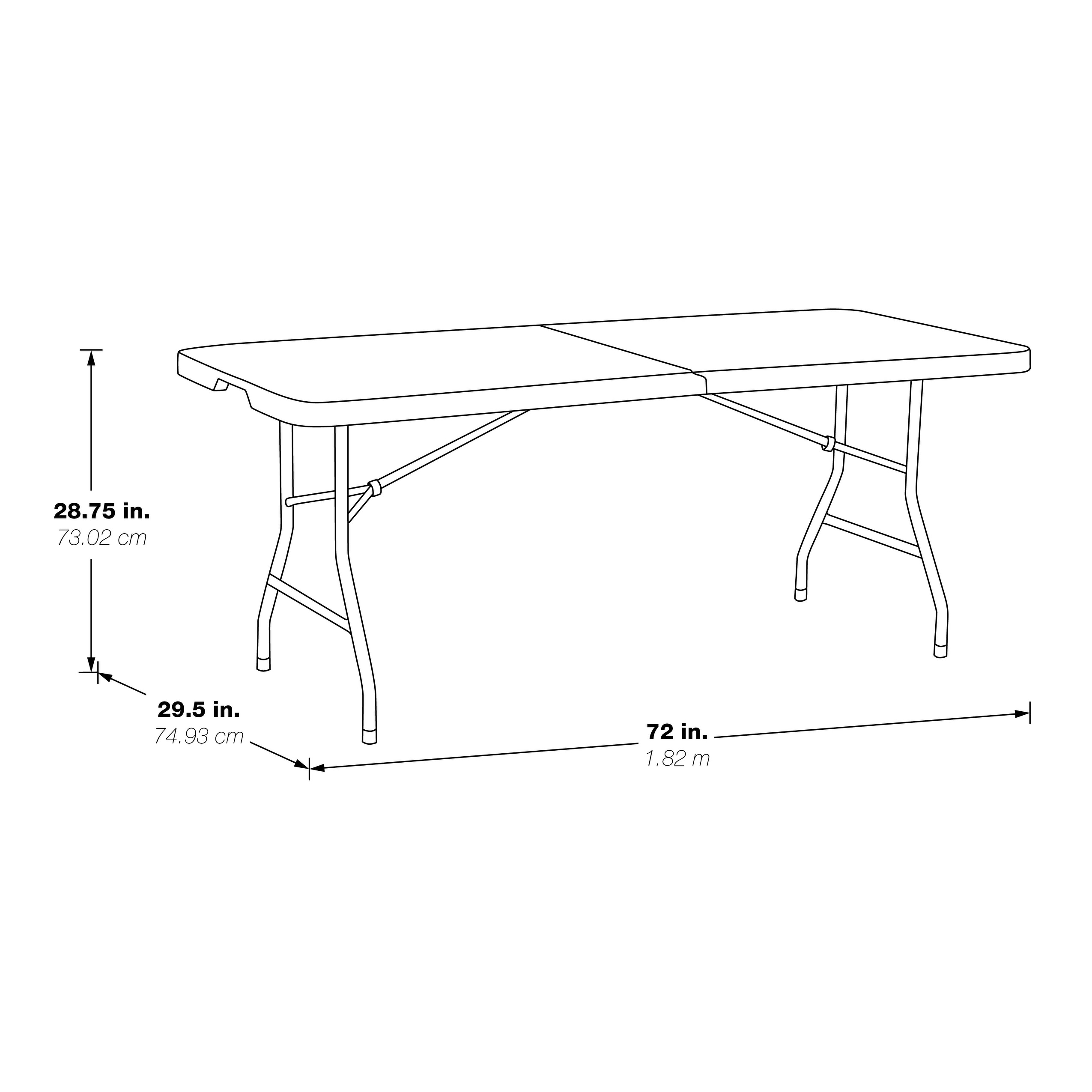 Office star 6 ft folding table deals