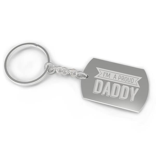 Shop I M A Proud Daddy Funny Car Key Ring Fathers Day Gift Idea For Him Overstock 16198400