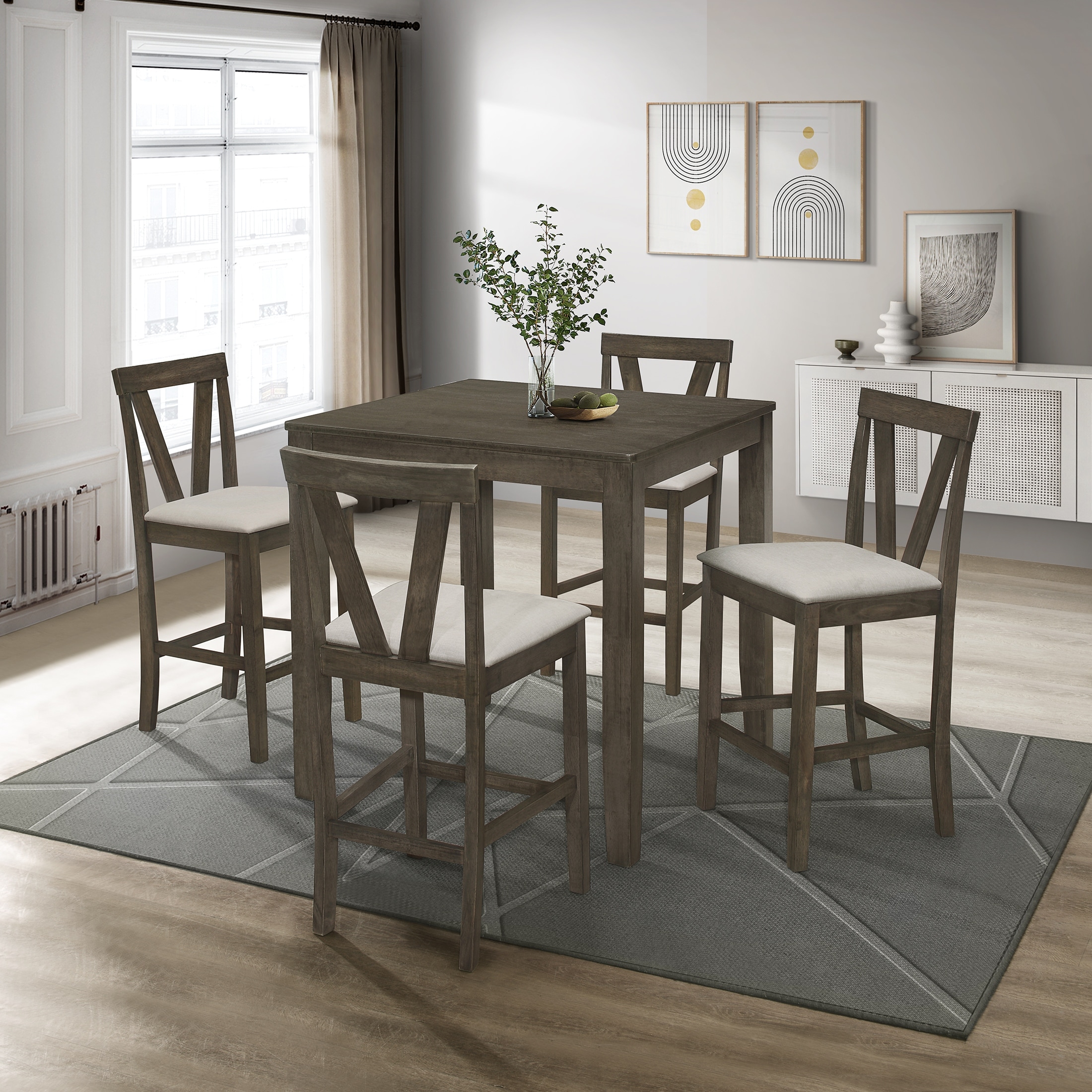 Overstock counter height shop dining set