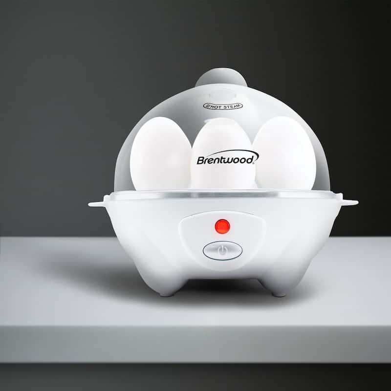 7 Egg Cooker with Auto Off in Egg Shell