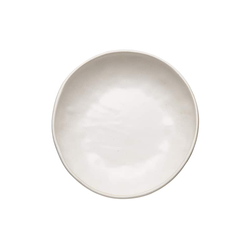 Stoneware Footed Pedestal Bowl with Handles