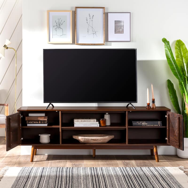 Middlebrook 70-inch Mid-Century Solid Wood TV Stand