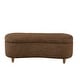 preview thumbnail 9 of 50, INK IVY Bailey Boucle-Style Curved Storage Accent Bench