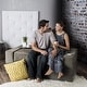 preview thumbnail 107 of 114, Jaxx Zipline Convertible Queen-size Sleeper Loveseat and Ottoman Set