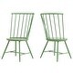 preview thumbnail 11 of 26, Truman High Back Windsor Classic Dining Chair (Set of 2) by iNSPIRE Q Modern Green
