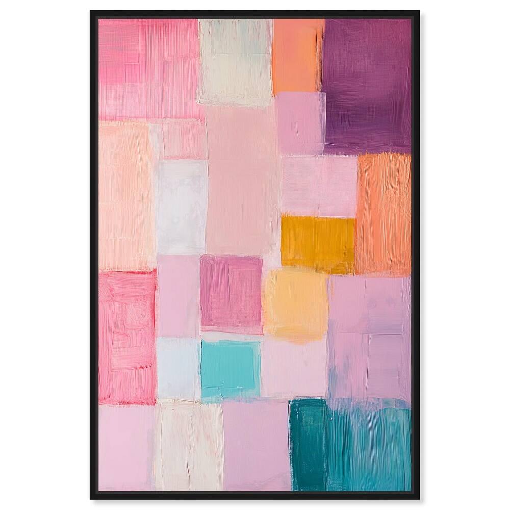Color Squares III Canvas by Art Remedy