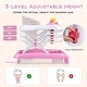 preview thumbnail 29 of 32, Honeyjoy Foldable Baby Walker with 3 Adjustable Heights Comfy Padded - See Details