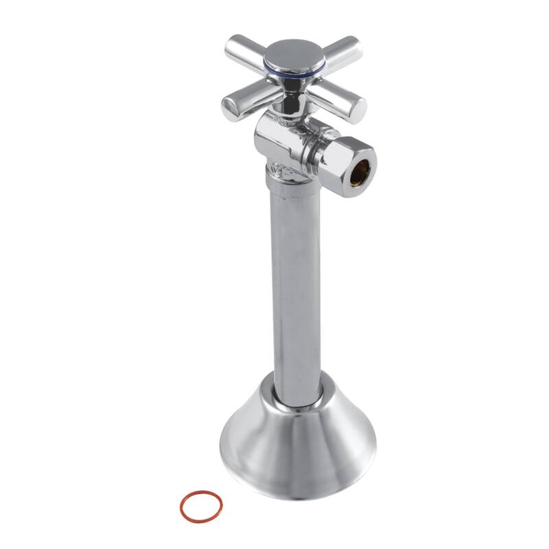 Kingston Brass Concord 6-1/2" High Brass Angle Stop Valve - Polished Chrome