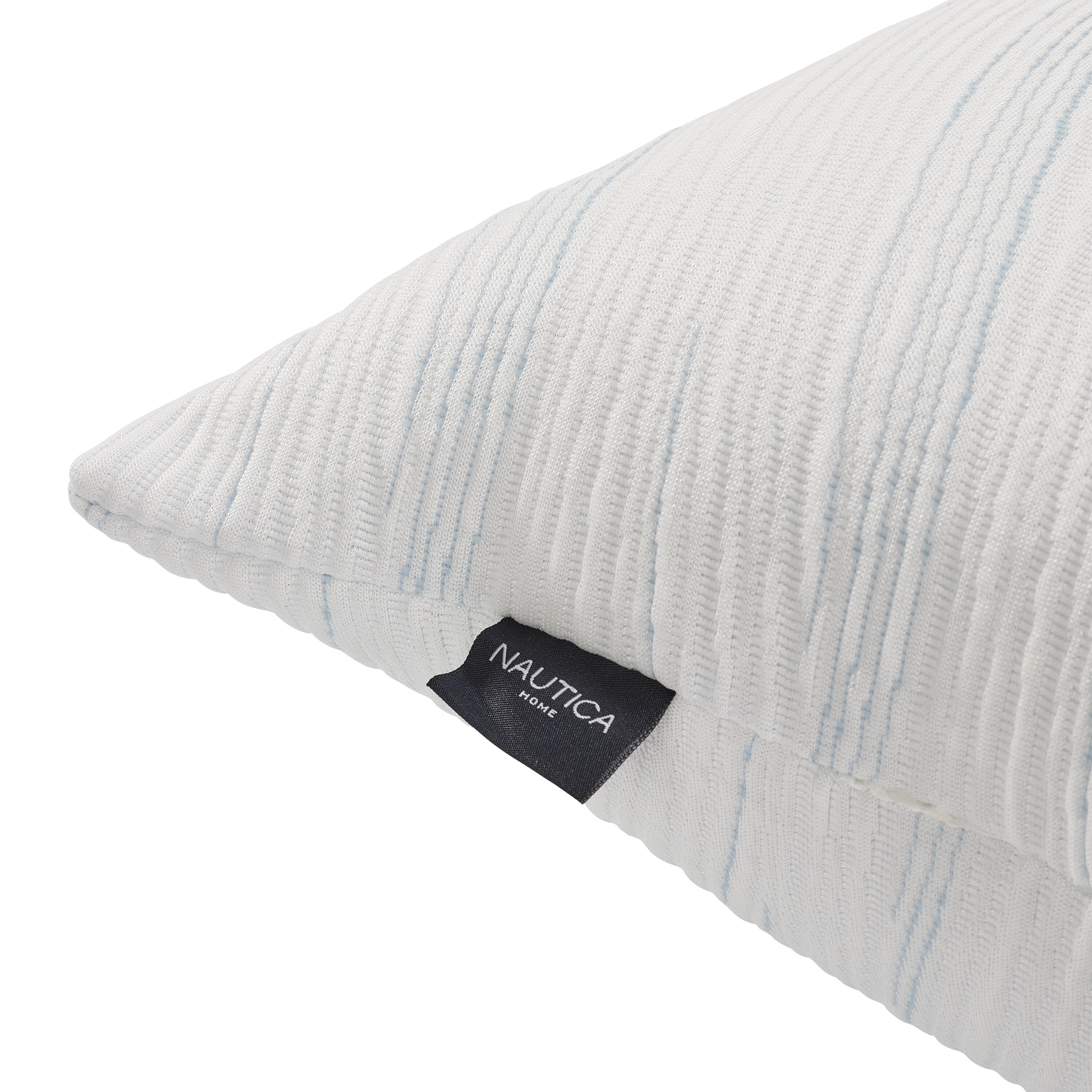 Nautica Home Ocean Cool Knit Pillow White On Sale Bed Bath