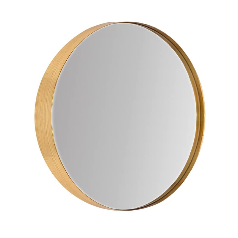Frame My Mirror Gold Round Vanity Mirror, Cheyenne Design - 30" x 30"