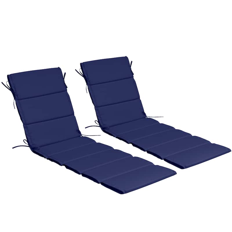 Pellebant Outdoor Patio Chaise Lounge Cushion Lounger Pad