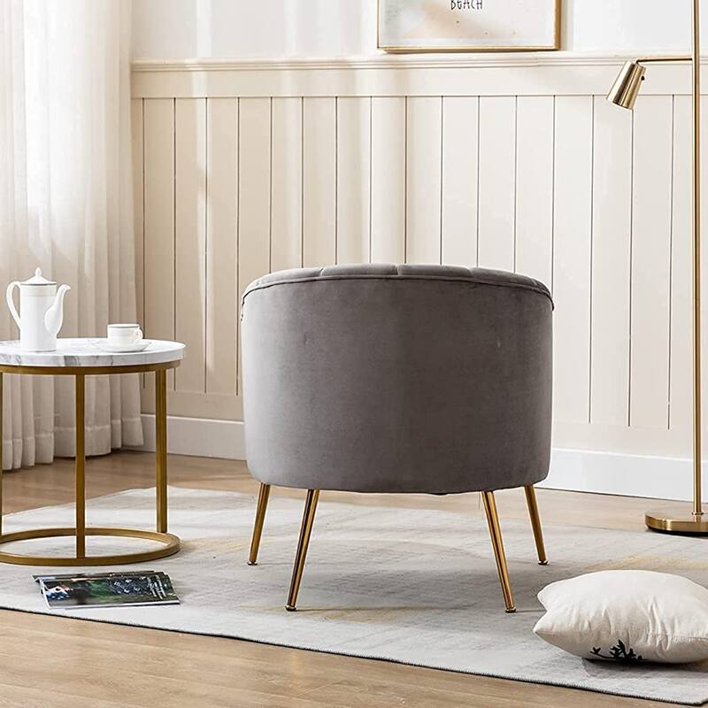 SEYNAR Velvet Upholstered Accent Chair and Loveseat Set