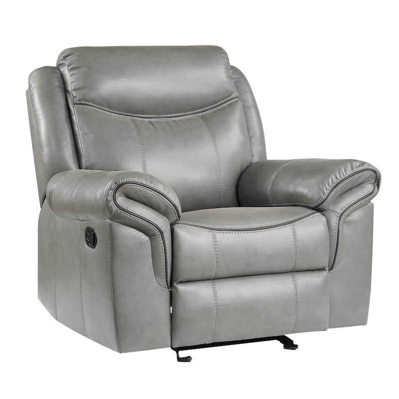 Brisa Glider Reclining Chair - Gray(Faux Leather)