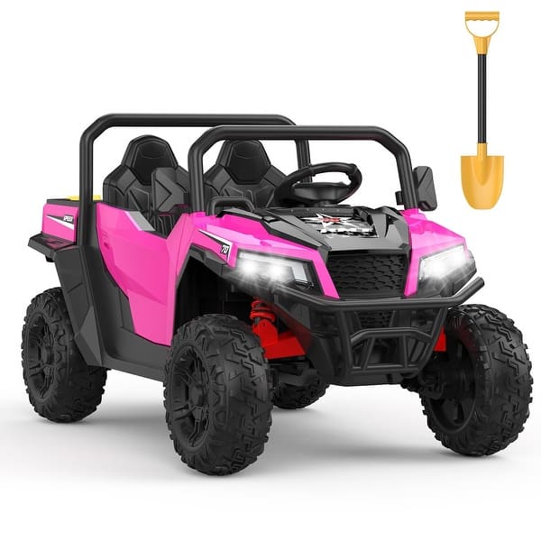 slide 2 of 47, Ride On Dump Truck, 24V Ride On Car with Remote Control Pink