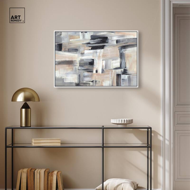 Neutral Nirvana Canvas by Art Remedy