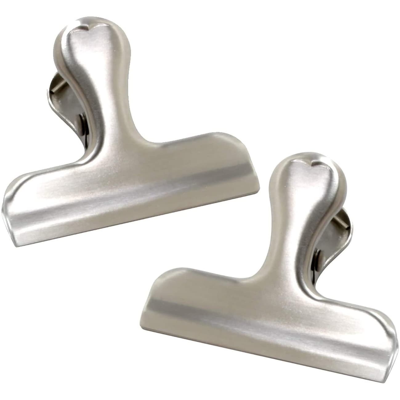 Norpro Stainless Steel Food Storage Mini Bag Clips - 2 Pack