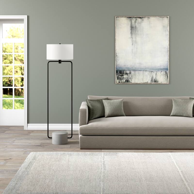 Howland 63" Tall Floor Lamp with Fabric Shade - 17" Wide