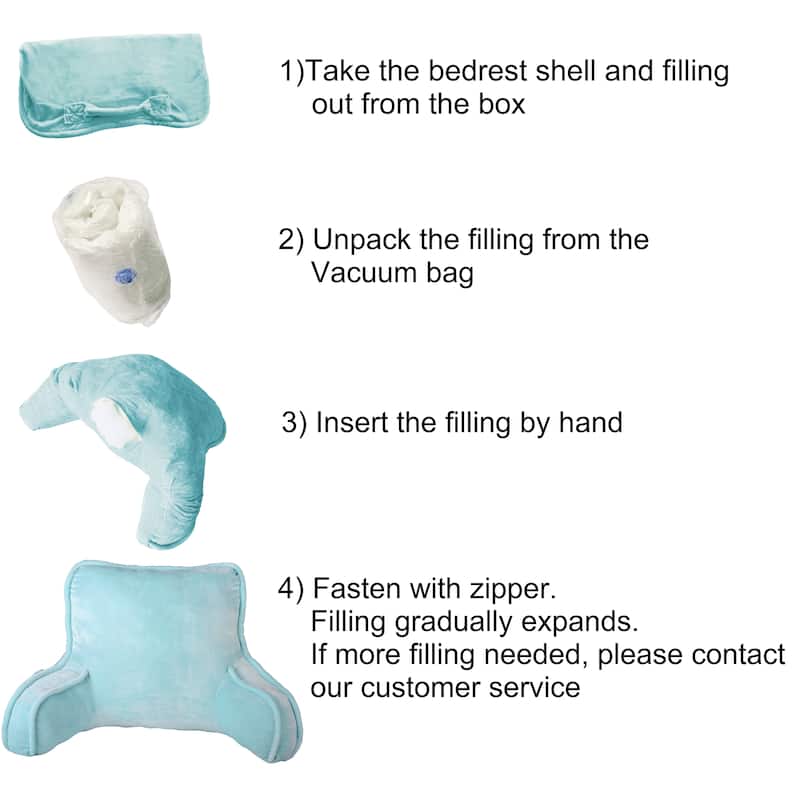 Super soft Lounger Bedrest Reading Pillow