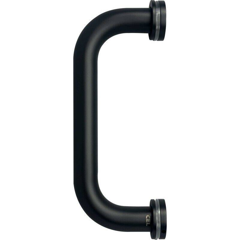 CEL 8" Tubular Stainless Steel Singled-Sided Pull Handle - Matte Black