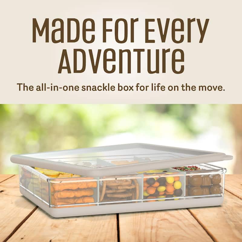 COOK WITH COLOR Snack Box, 16-Compartment Lunch Box & Food Storage Container