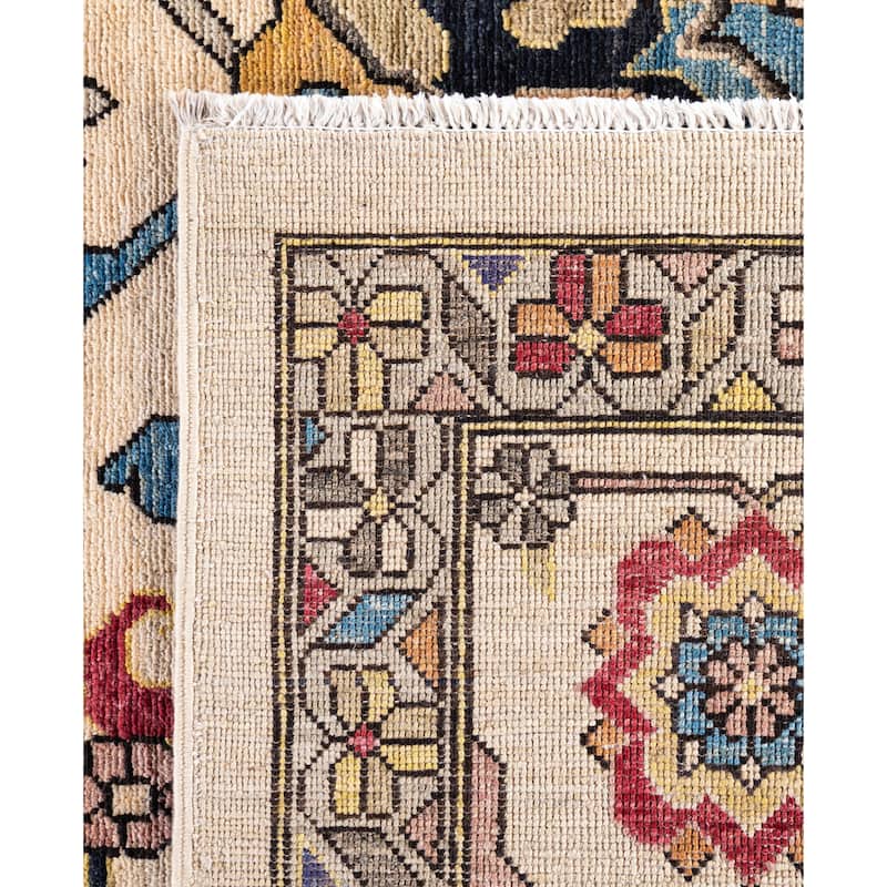 Serapi One-of-a-Kind Hand-Knotted Area Rug - Ivory - 9' 1" x 11' 11"