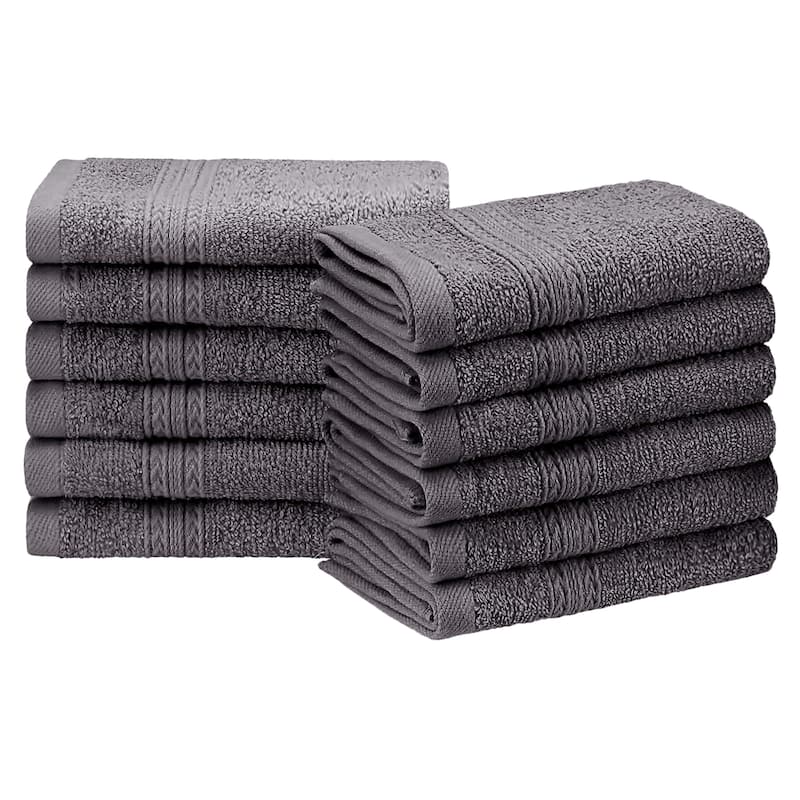 Eco-Friendly Sustainable Cotton Washcloth by Superior (Set of 12)
