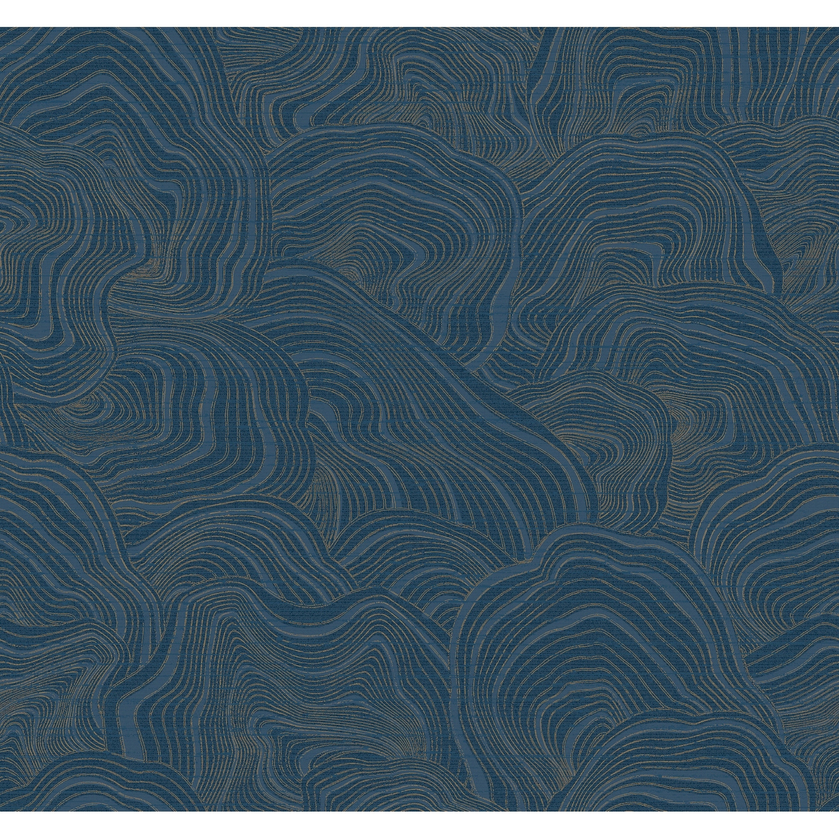 Ronald Redding Geodes Navy Wallpaper