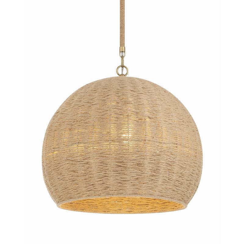 Crystorama Lighting Group JAC-10503 Jace 3 Light 20" Wide Pendant - Soft Gold