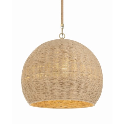 Crystorama Lighting Group JAC-10503 Jace 3 Light 20" Wide Pendant