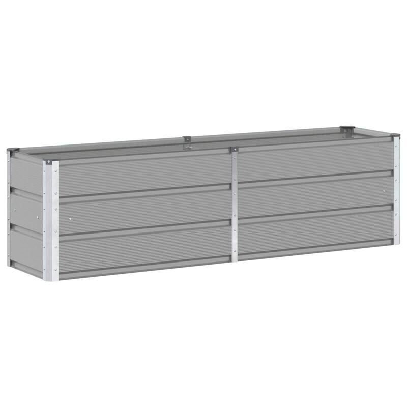 vidaXL Planter in Steel - 39.37 x 15.75 x 17.72"
