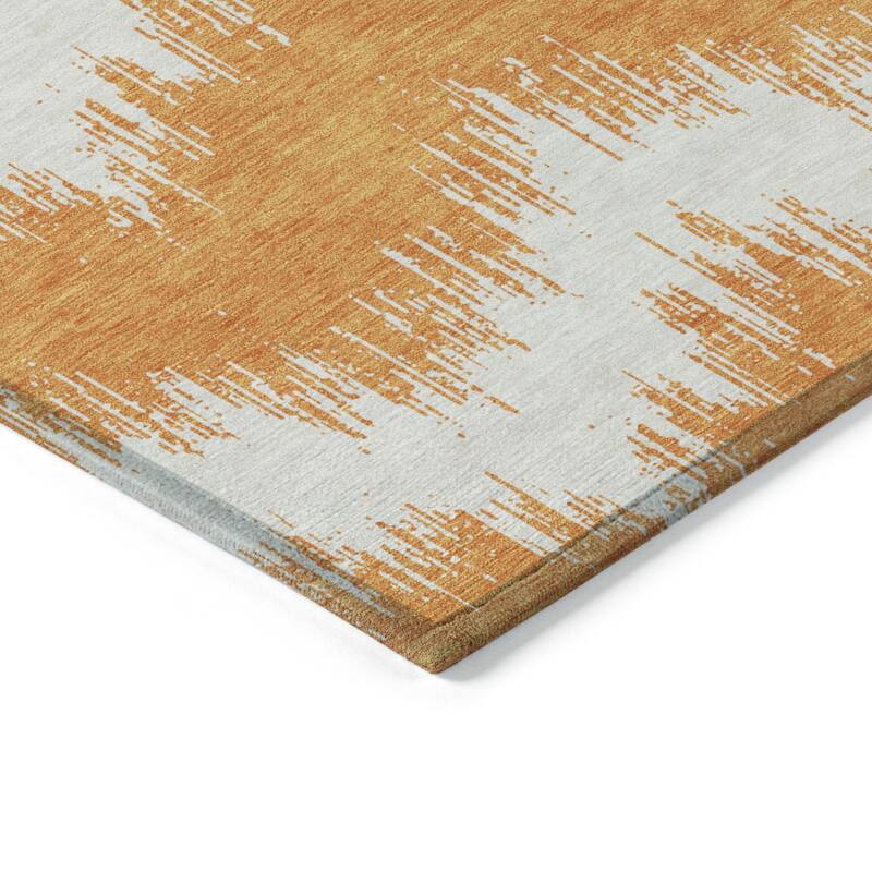 HomeRoots Chevron Transitional Rectangle Outdoor Rug