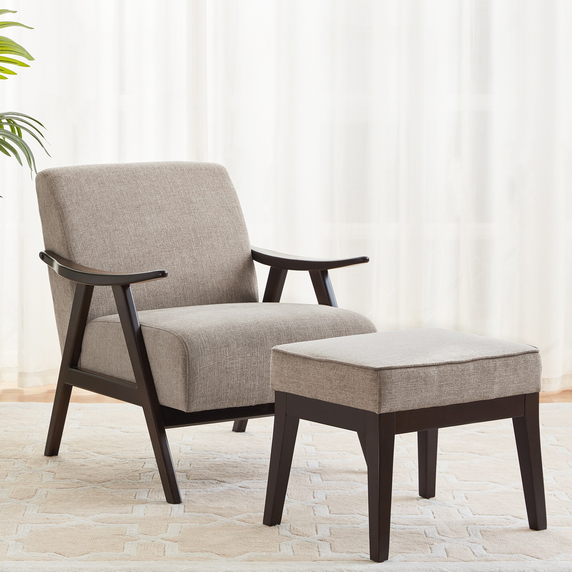 Carson carrington fabric mission style arm chair online