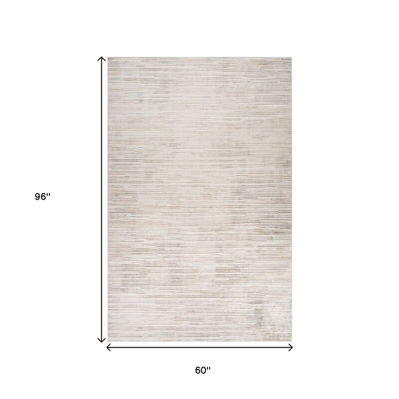 Biped Abstract Stain Resistant Woven Durable Area Rug By HomeRoots