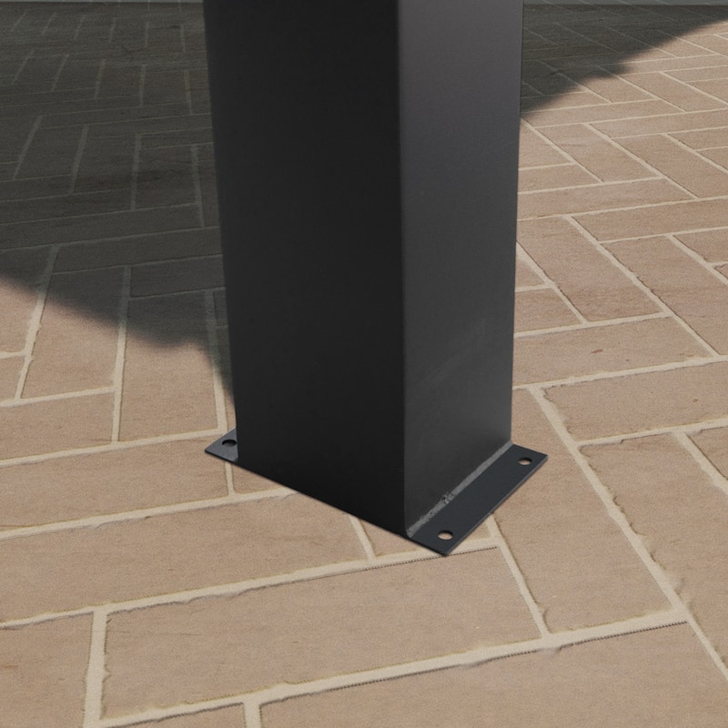 Backyard Discovery Stonebridge 20x9.5' Galvanized Steel Outdoor Gazebo