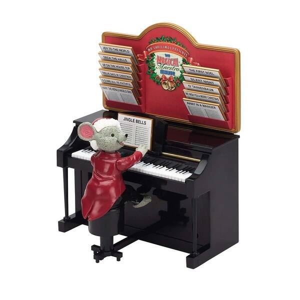 Shop 7 75 Mr Christmas Magical Maestro Mouse With Piano Musical