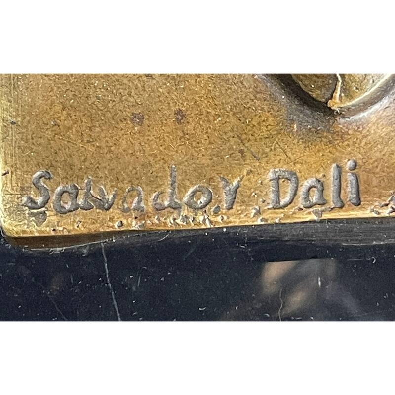 Salvador Dali Surrealistic Angel Abstract Modern Art Bronze Statue Sculpture Art